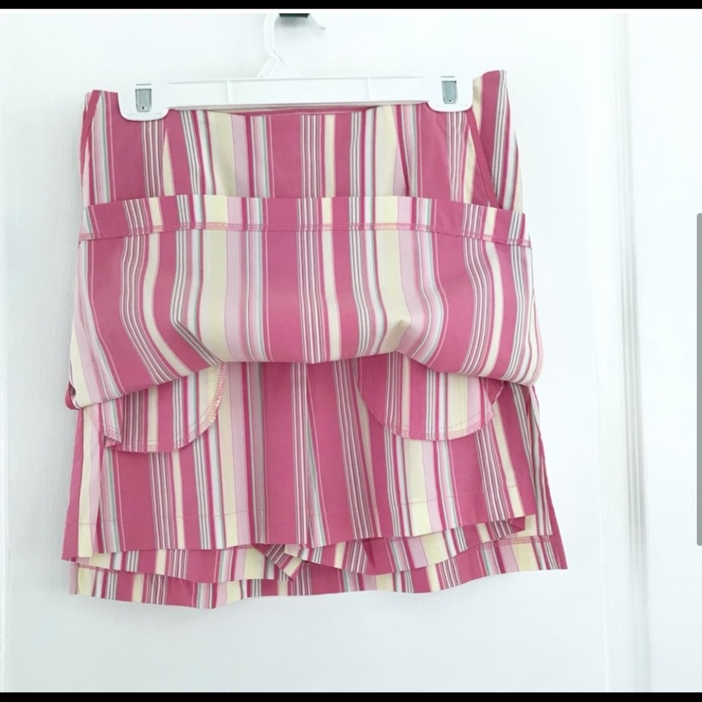 Golftini Pink Stripe Golf/Athletic Skort,Sz4, NWOT